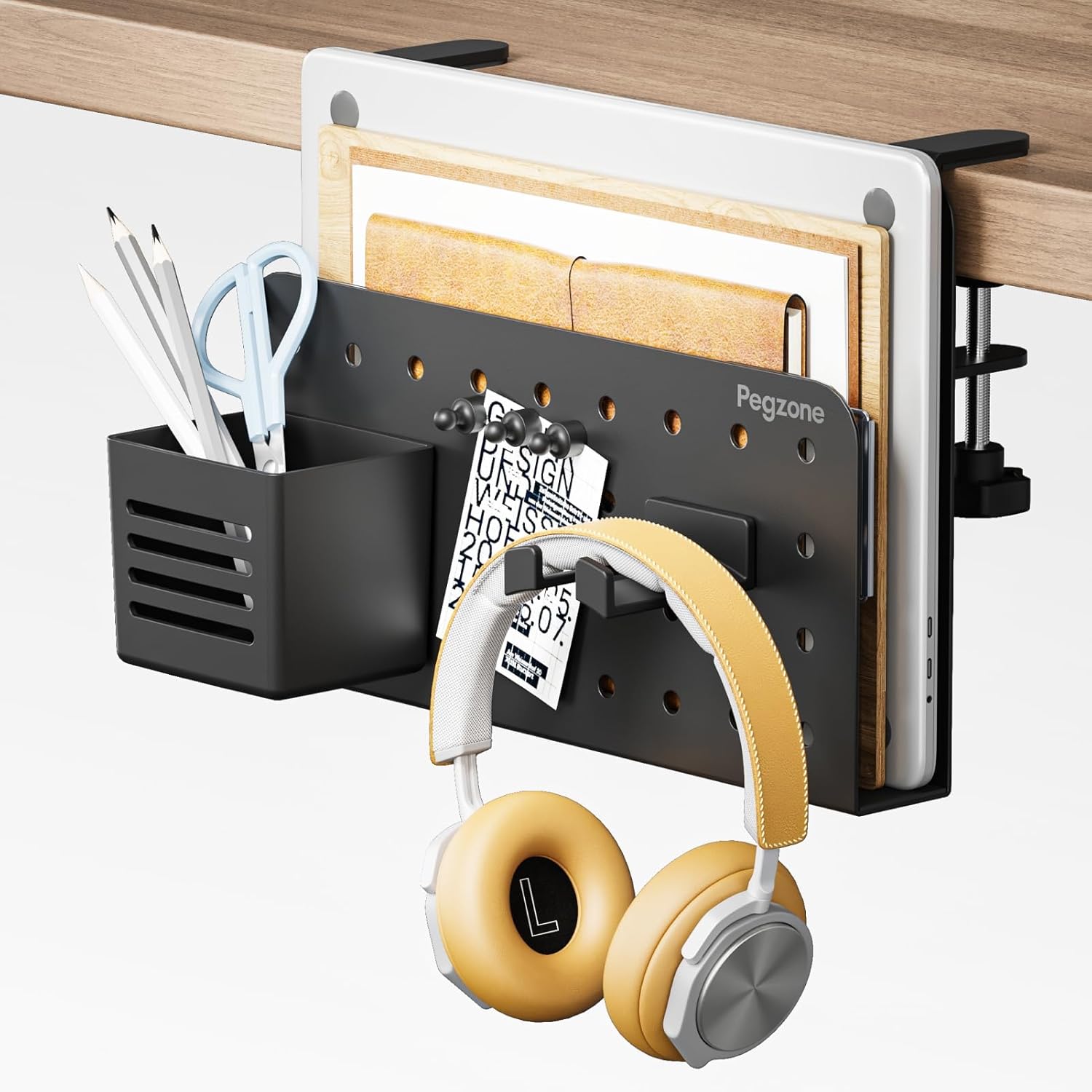 Laptop Accessories Images - Desk Side Storage Organizer, No Drill