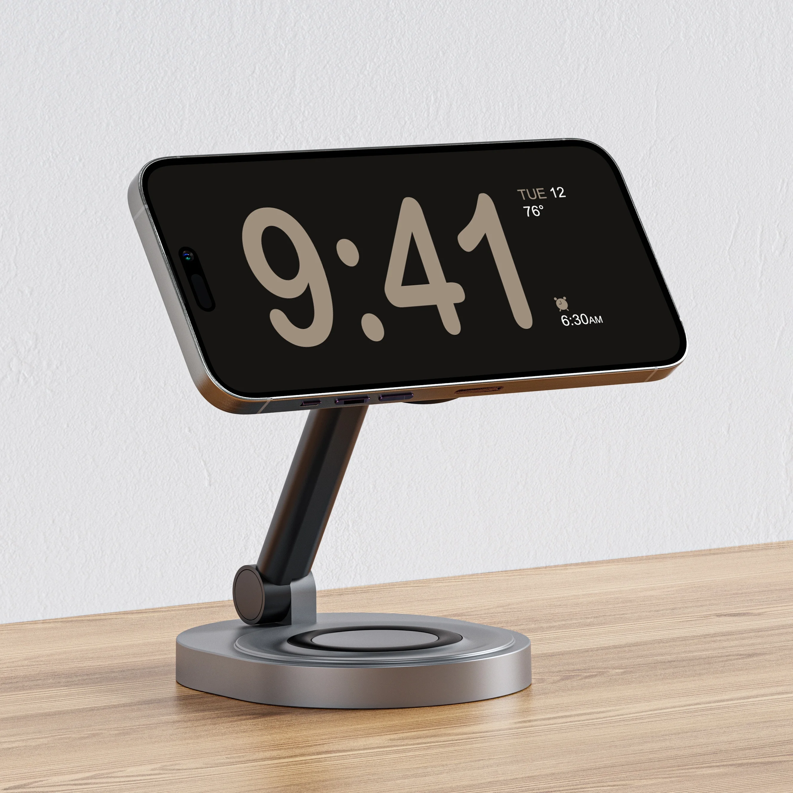 Usb C Docking Hub - 2 In 1 Magnetic Wireless Charger