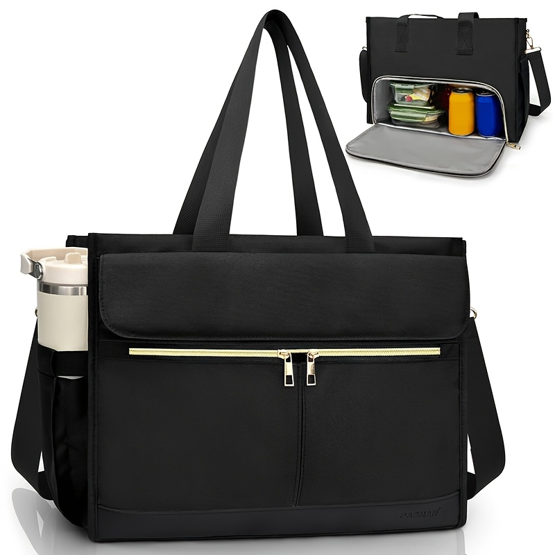 Laptop Accessories Box - Oxford Lunch Bag for Women, Laptop