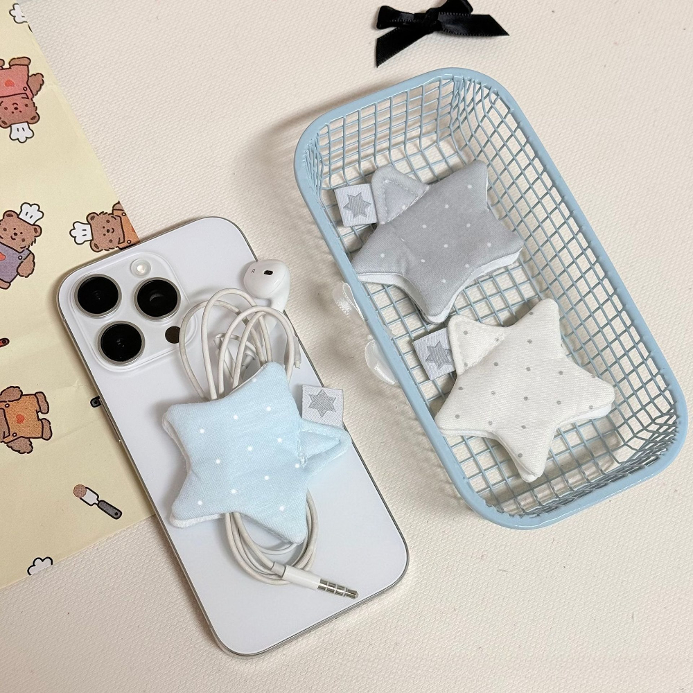 Cable Management Bag - Desktop Cable Manager Ins Style Fabric