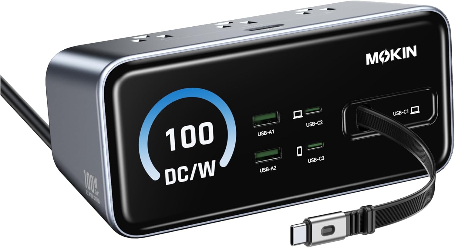 8-in-1 Charging Station: 3 USB - Laptop Accessories Images 评论和价格