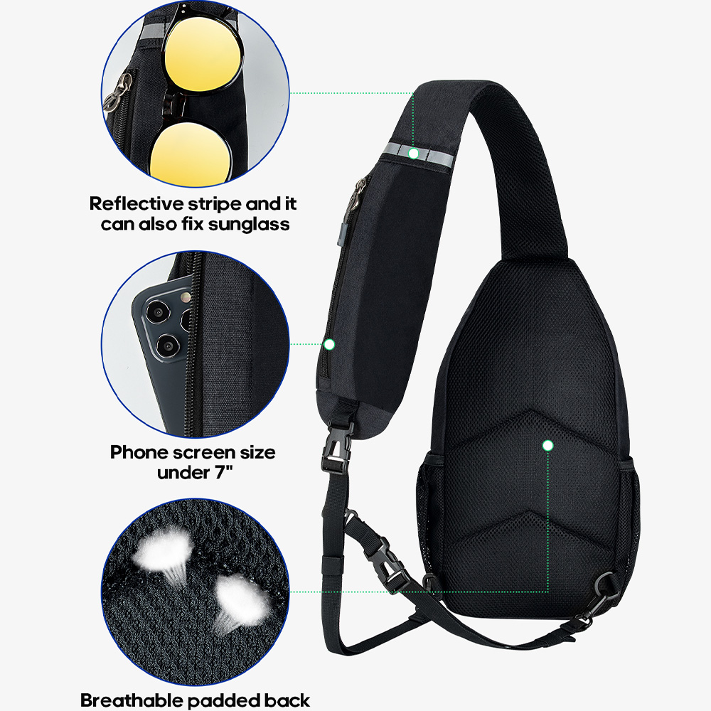 WATERFLY Crossbody Sling Bag C - Laptop Accessories Women 评论和价格
