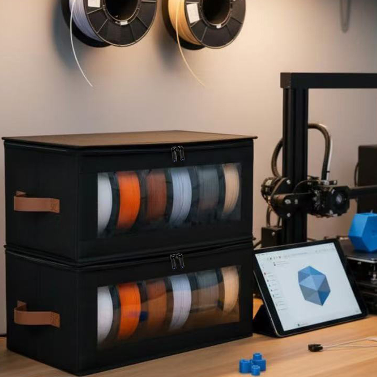 1-10X 3D Printer Filament Stor - Cable Management Bag 评论和价格