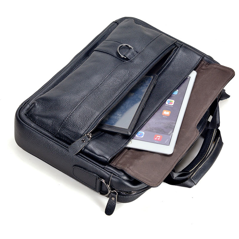 Large Men's Genuine Leather Ha - Laptop Accessories Box 评论和价格