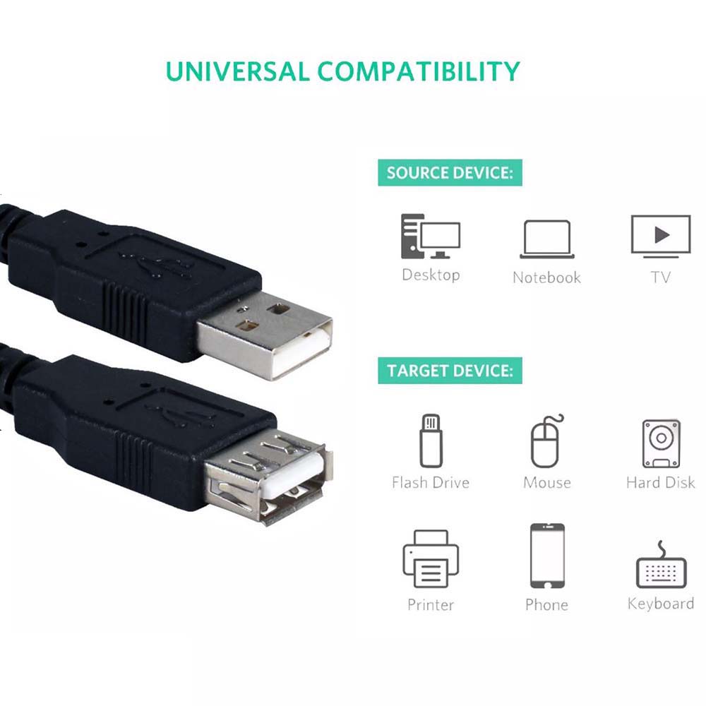 Short USB 2.0 Extension Cable  - Laptop Accessories Women 评论和价格