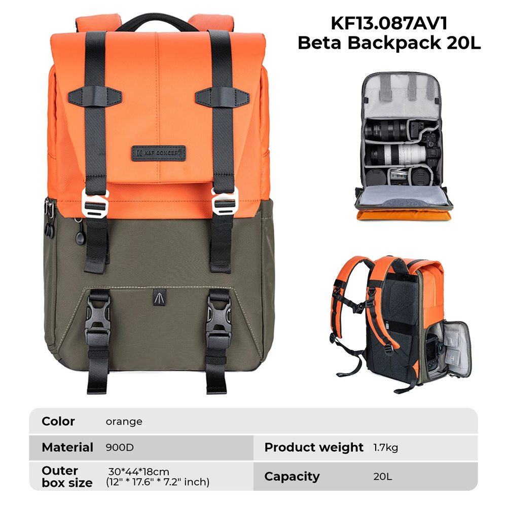 K&F CONCEPT Camera Backpack Tr - Laptop Accessories Box 评论和价格