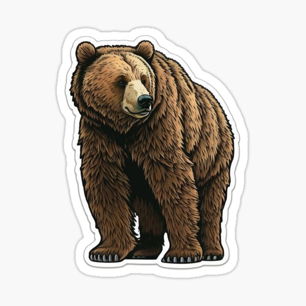 Papa Bear Print  Car Sticker D - Laptop Accessories 3D Print 评论和价格
