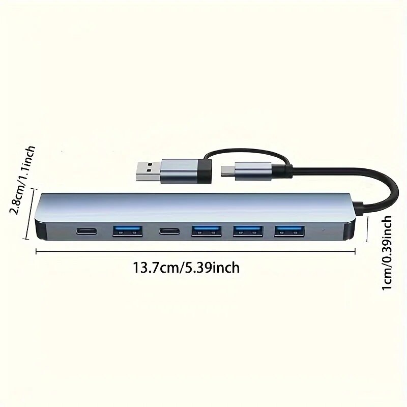 7 In 1 USB C Extender Adapter  - Laptop Accessories Hub 评论和价格
