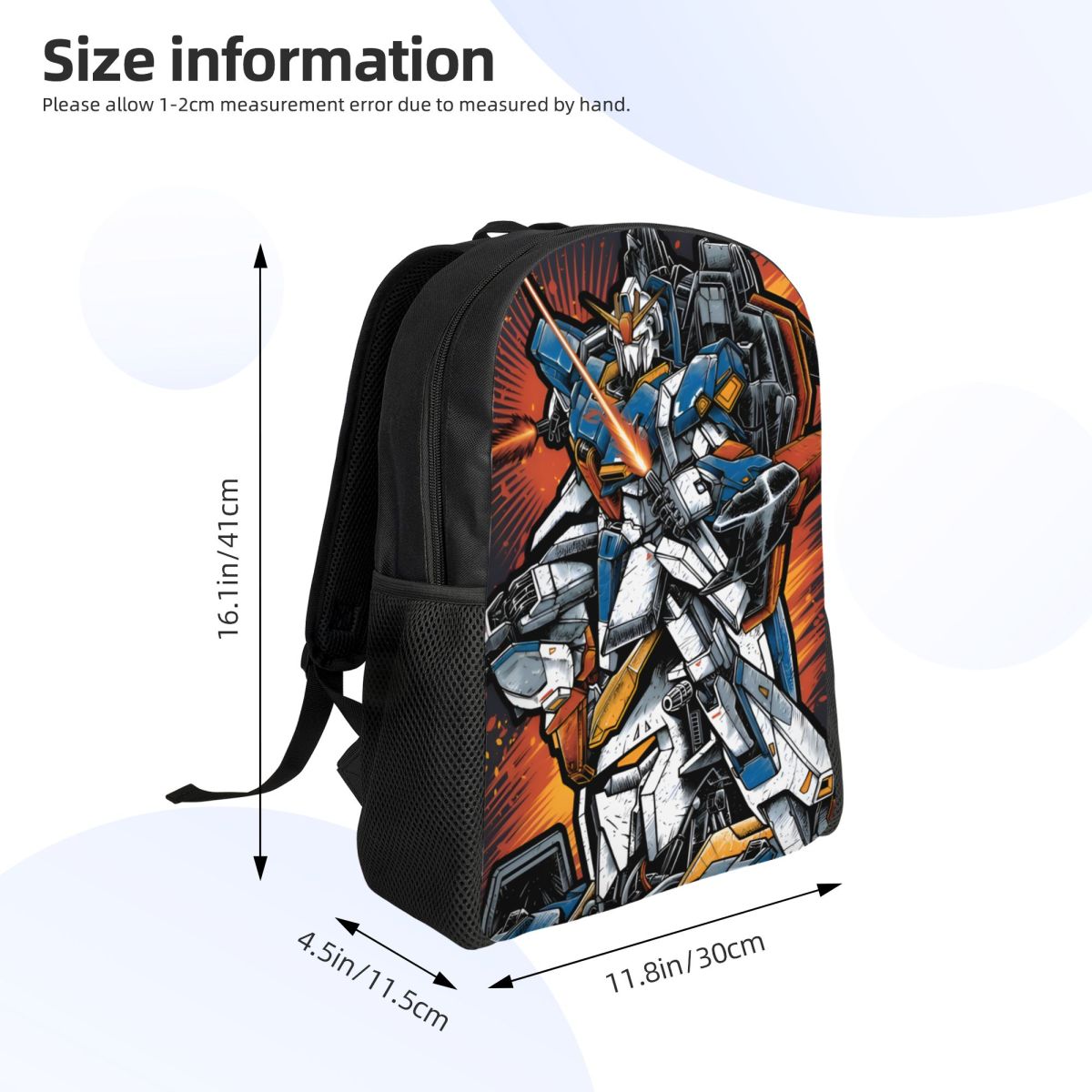 3D Print G-Gundams Mangas Back - Laptop Accessories 3D Print 评论和价格