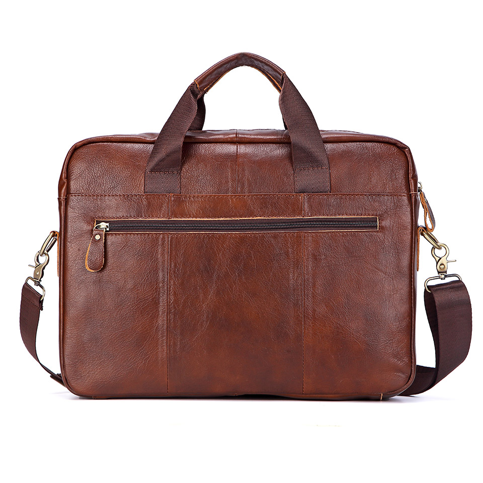 Men Genuine Leather Handbag Fa - Laptop Accessories Box 评论和价格