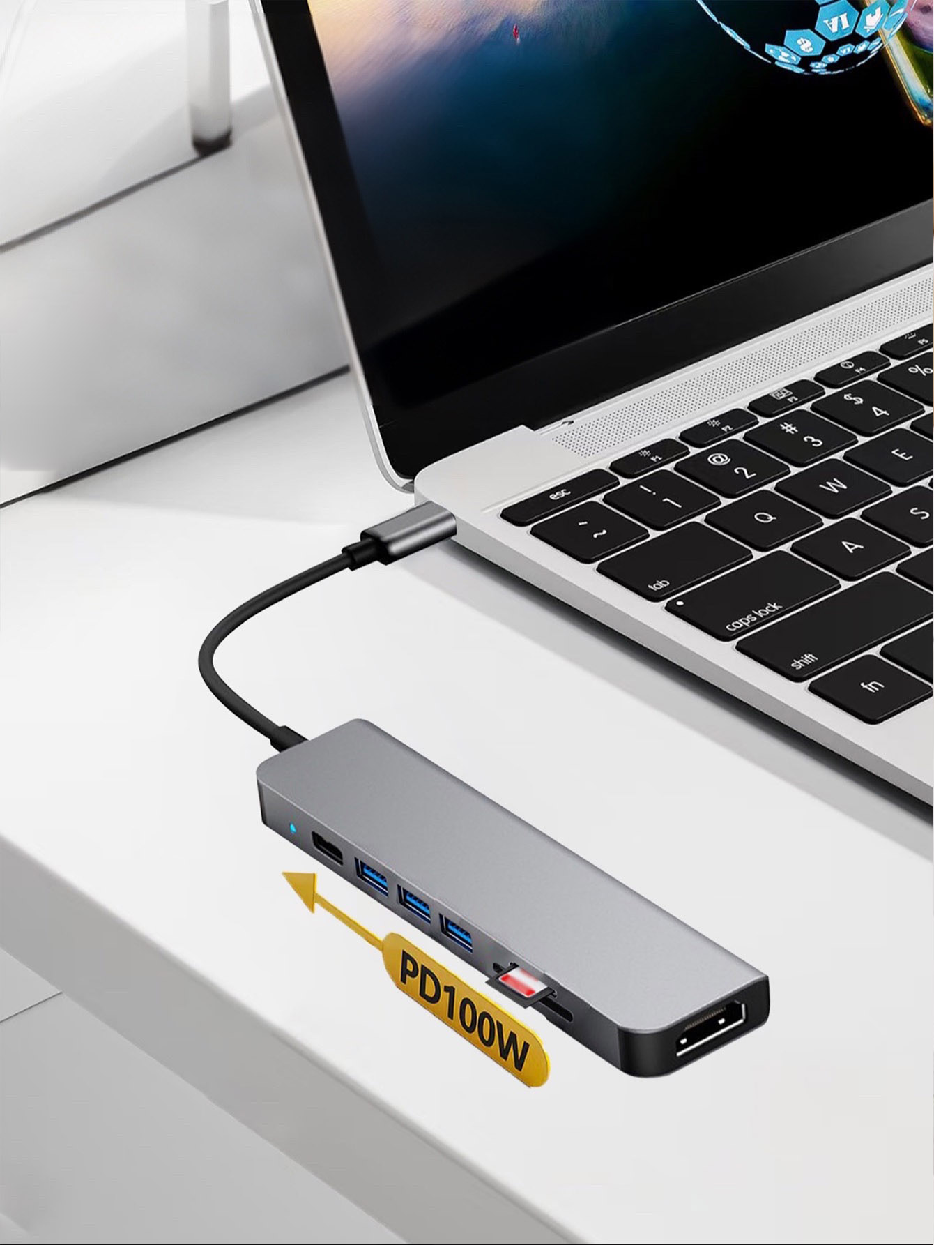 Cross-border 7-in-1 USB hub wi - Laptop Accessories Hub 评论和价格