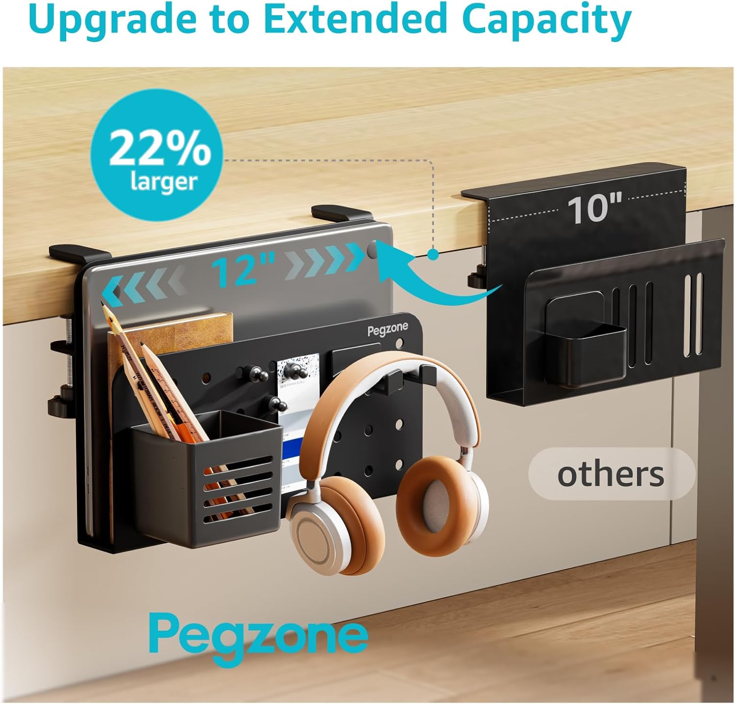 Desk Side Storage Organizer, N - Laptop Accessories Images 评论和价格
