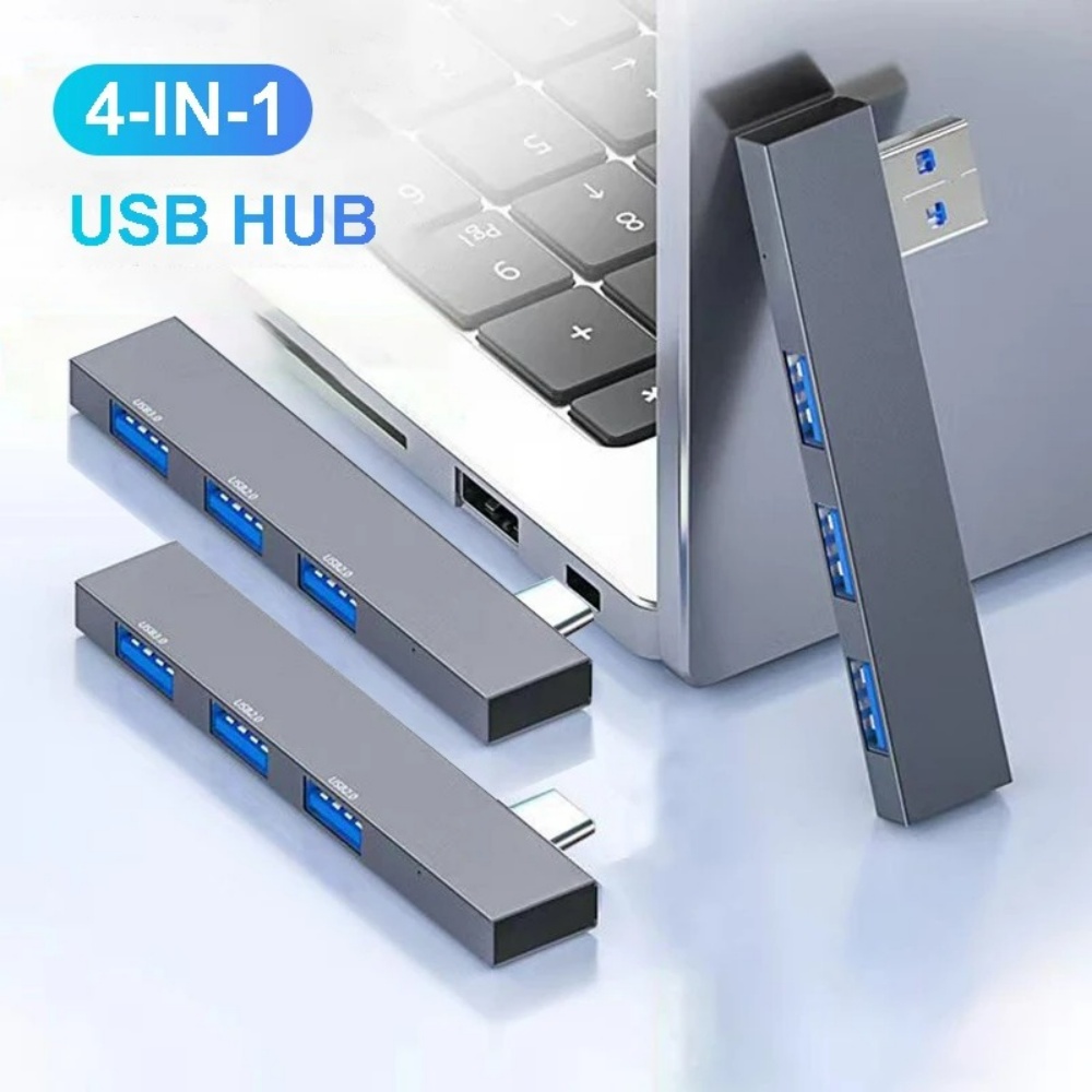 4 in 1 USB 3.0 Hub Type C 3.1  - Laptop Accessories Hub 评论和价格