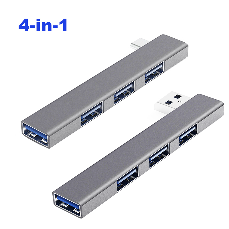 4 in 1 USB 3.0 Hub Type C 3.1  - Laptop Accessories Hub 评论和价格