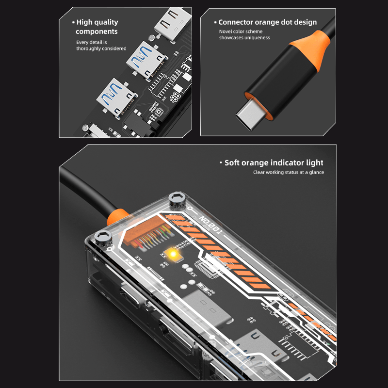 6-in-1 USB C Hub for MacBook P - Usb C Docking Hub 评论和价格
