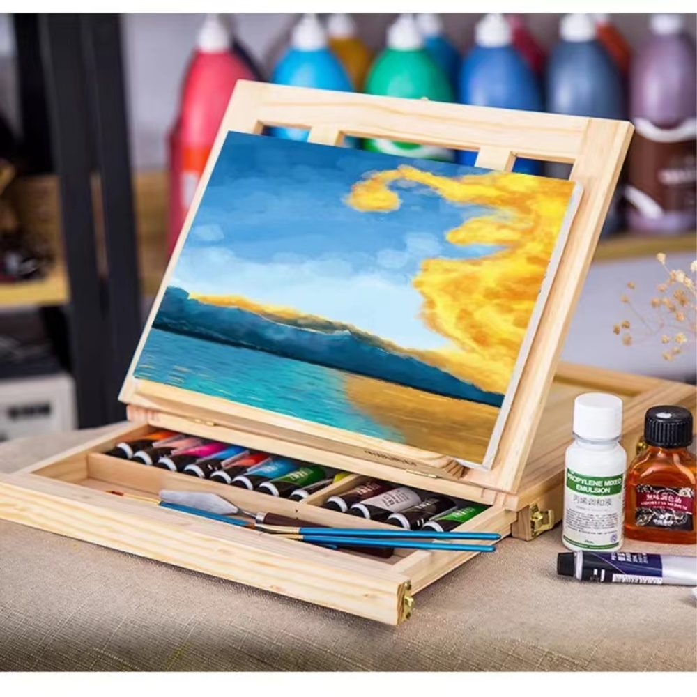 Portable Wooden Table Easel fo - Laptop Accessories Box 评论和价格