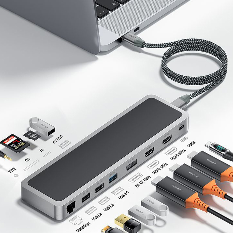 Support MST mode dual HD DP 4K - Laptop Accessories Hub 评论和价格