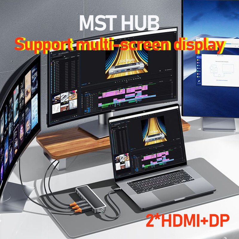 Support MST mode dual HD DP 4K - Laptop Accessories Hub 评论和价格