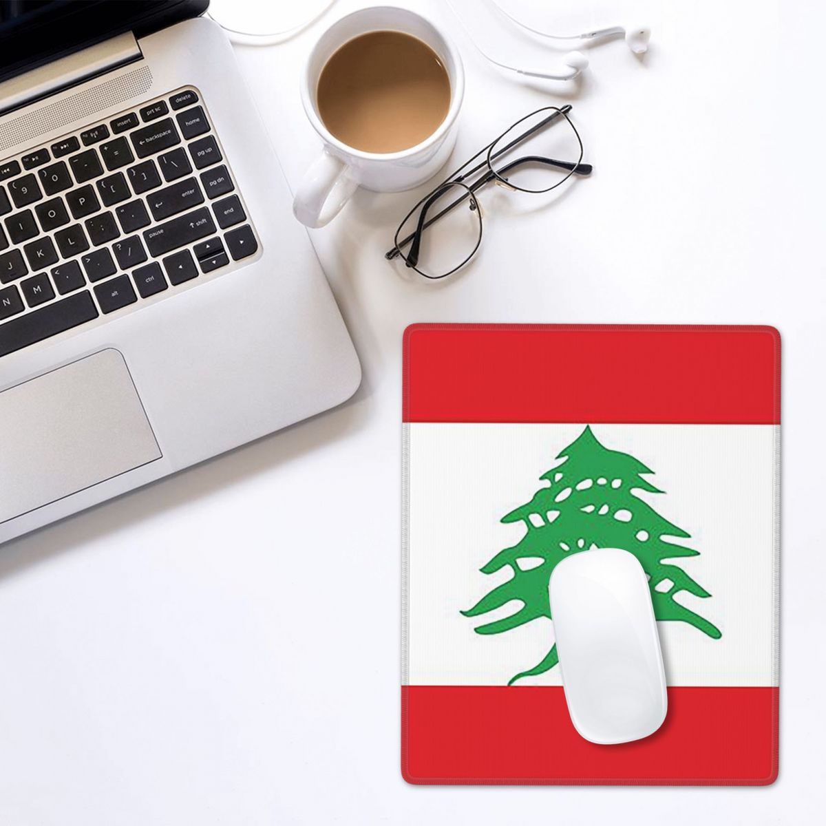 Flag Of Lebanon Mouse Pad Game - Laptop Accessories Lebanon 评论和价格