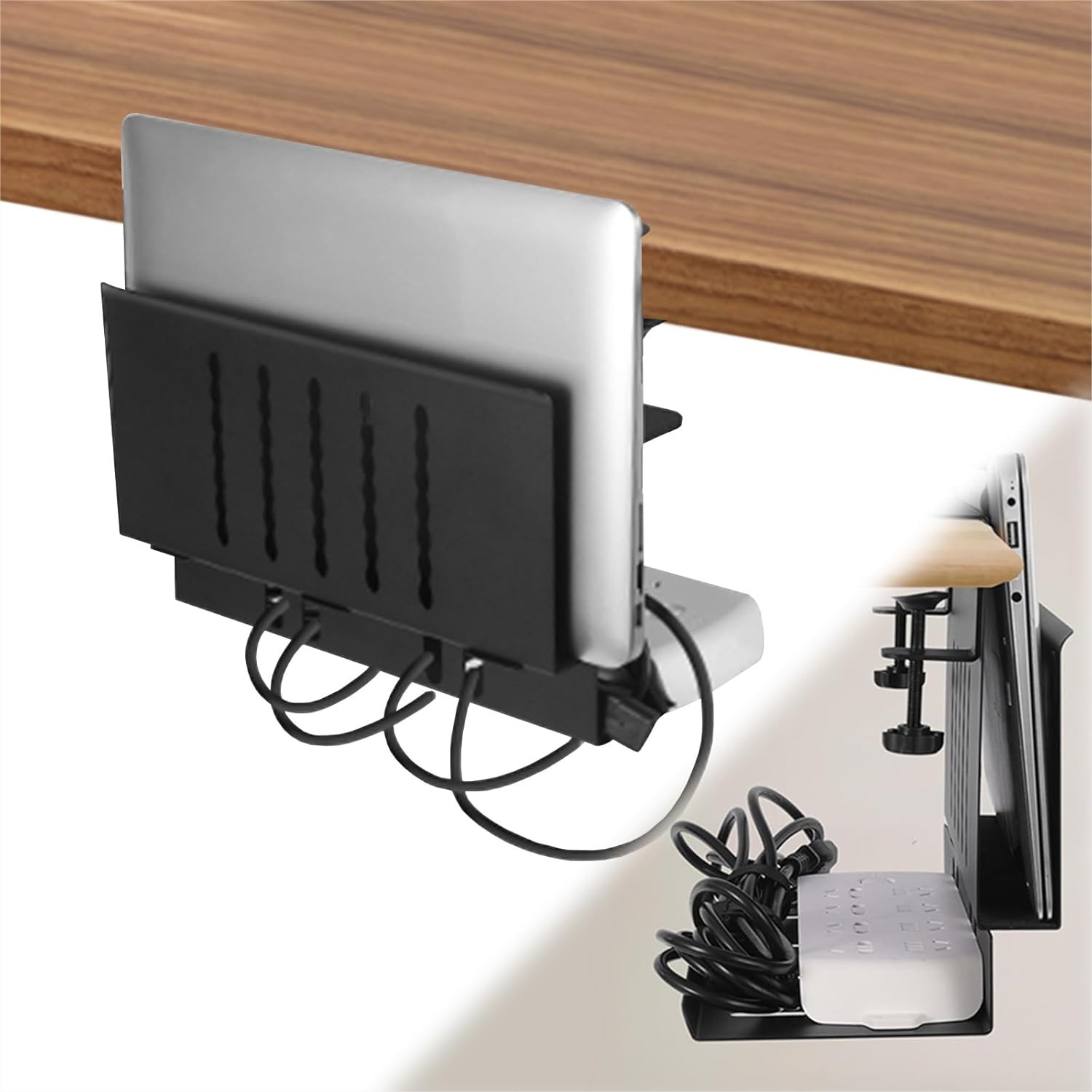 Desk Side Laptop Holder with C - Laptop Accessories Images 评论和价格