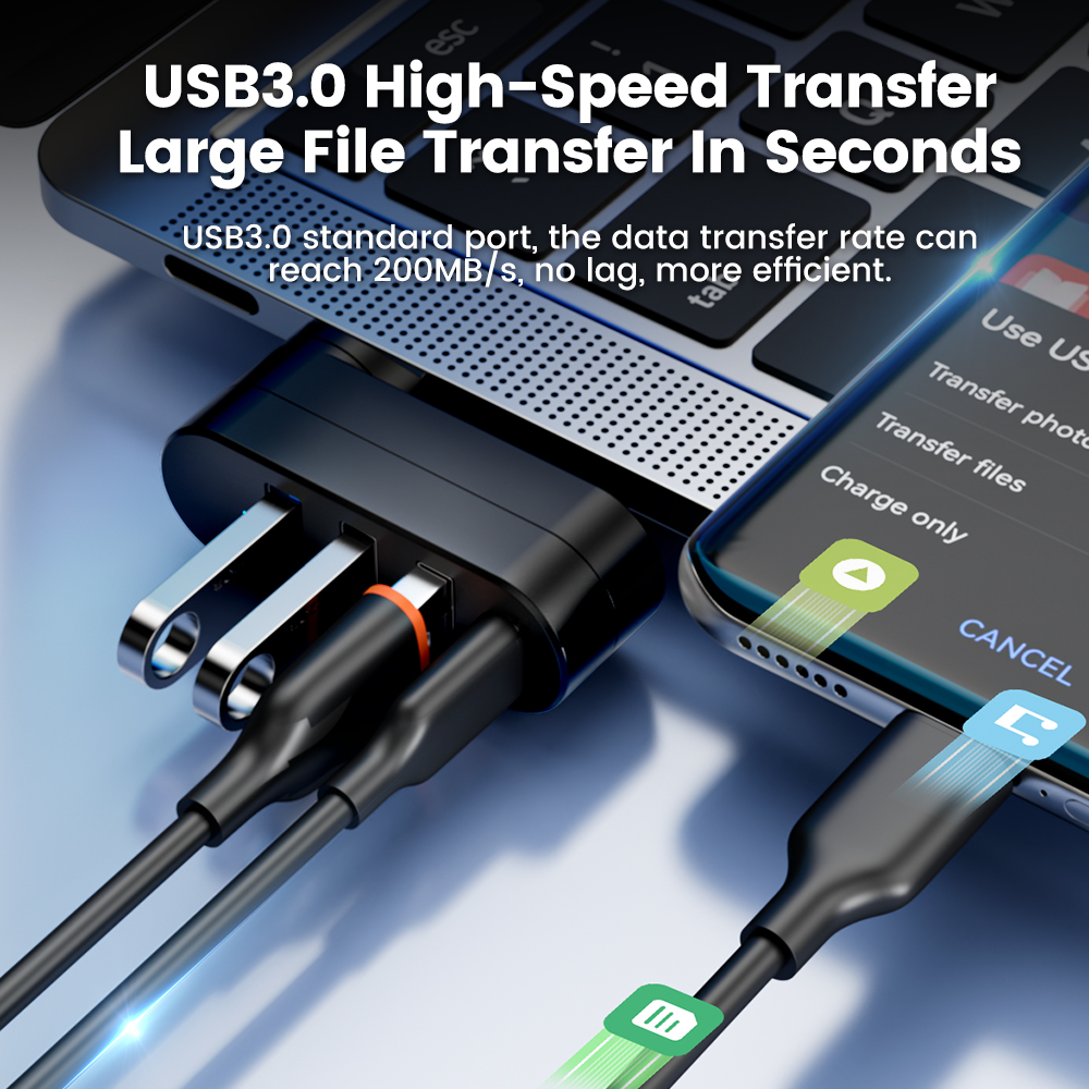 USB 3.0 Power Adapter 180° Rot - Usb C Docking Hub 评论和价格