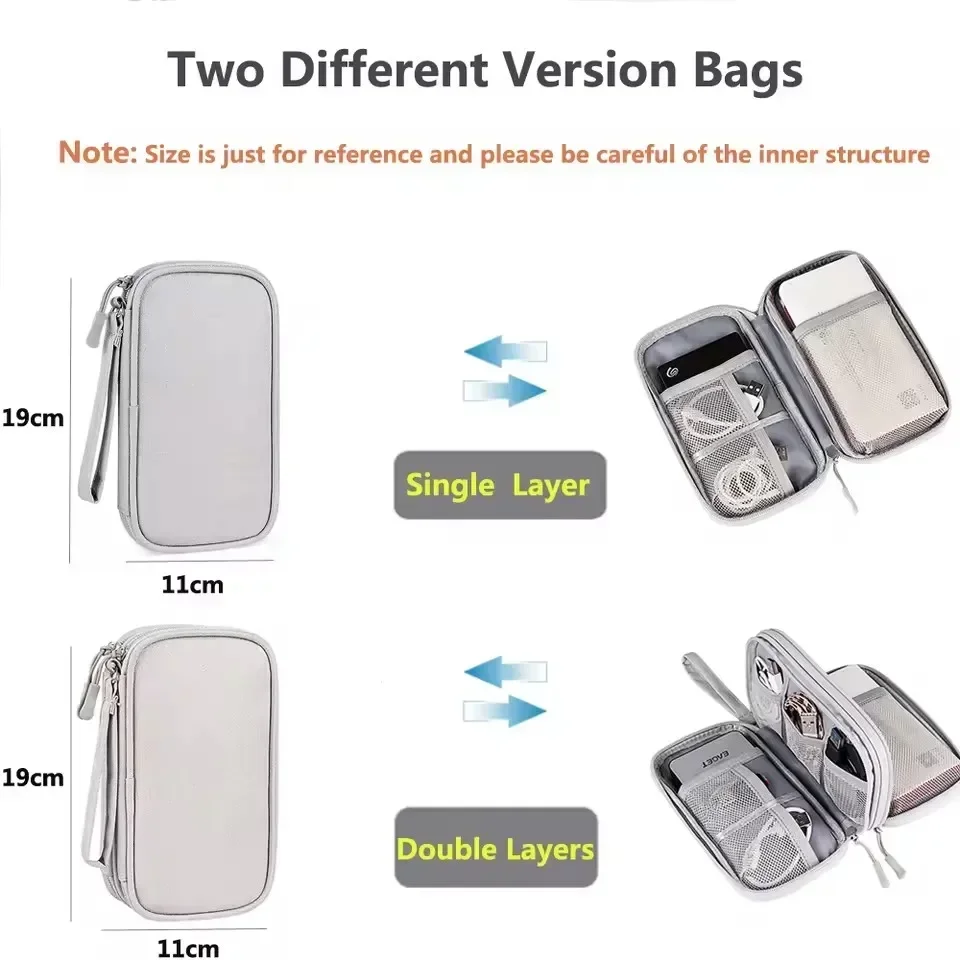 Travel Cable Bag Portable Digi - Cable Management Bag 评论和价格