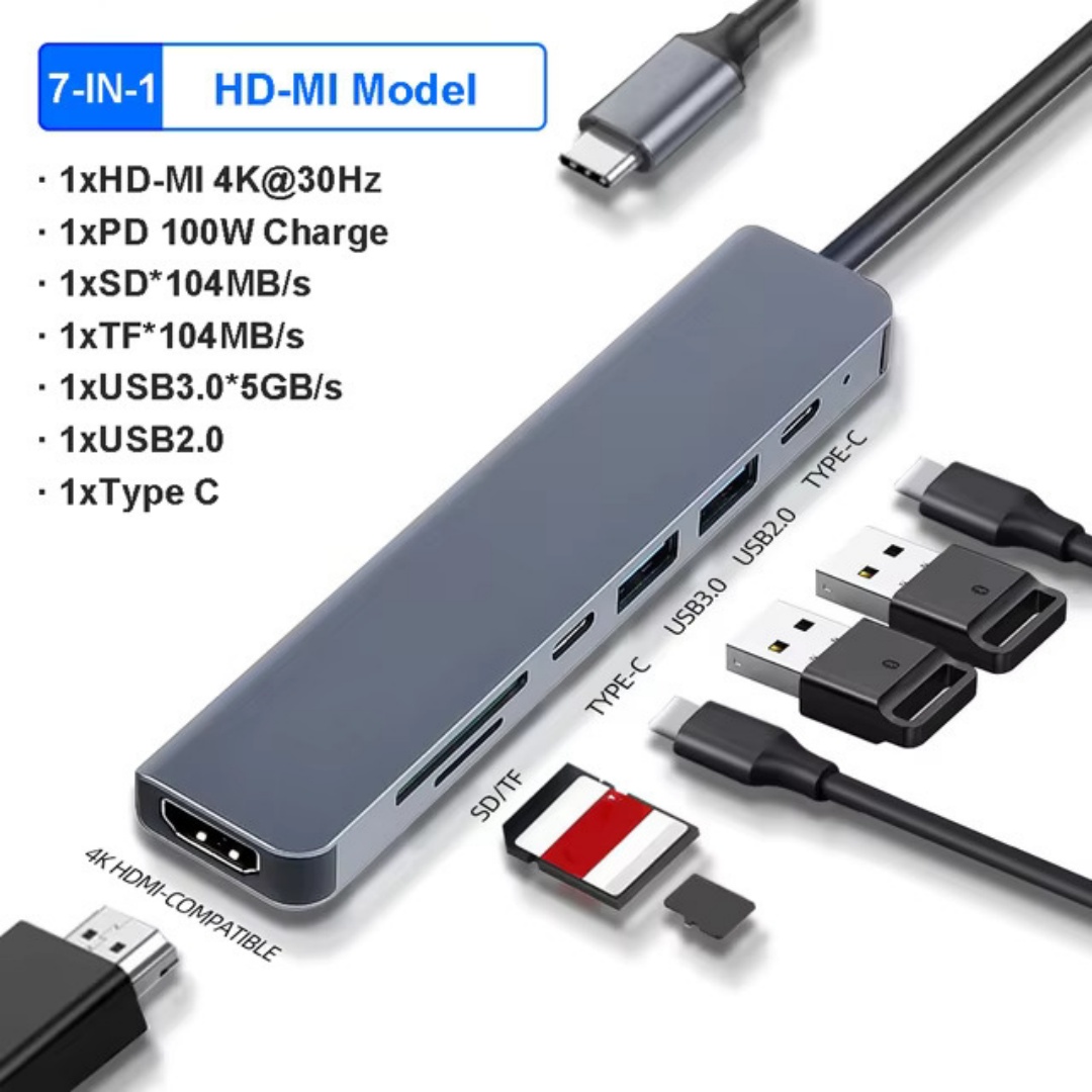 4/7/8/11in1 Docking Hub 4K USB - Usb C Docking Hub 评论和价格