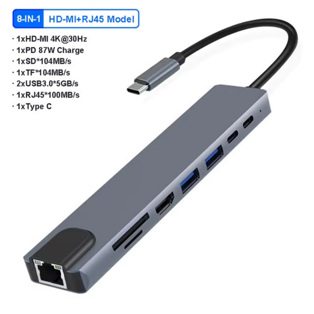 4/7/8/11in1 Docking Hub 4K USB - Usb C Docking Hub 评论和价格