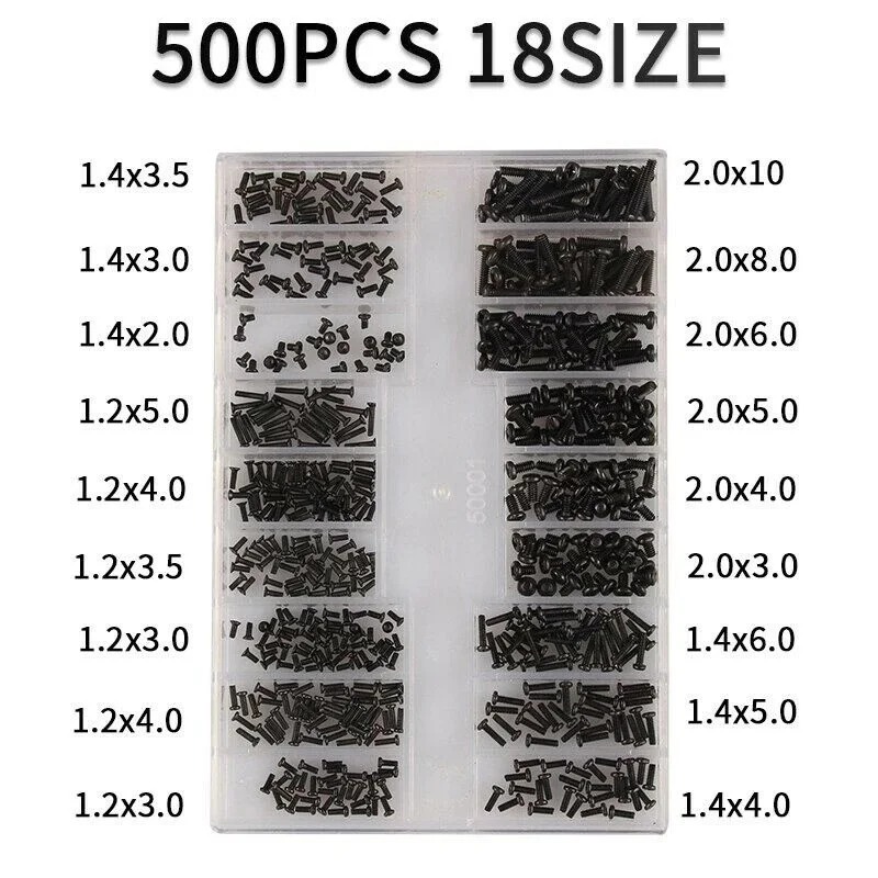 500PCS Laptop Notebook Screws  - Laptop Repair Accessories 评论和价格