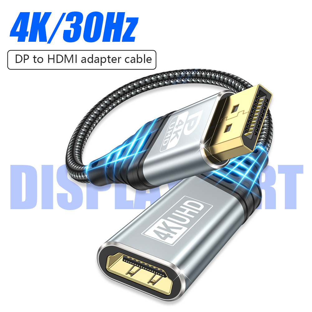 4K30Hz Display Port to HDTV Ad - Laptop Accessories Box 评论和价格