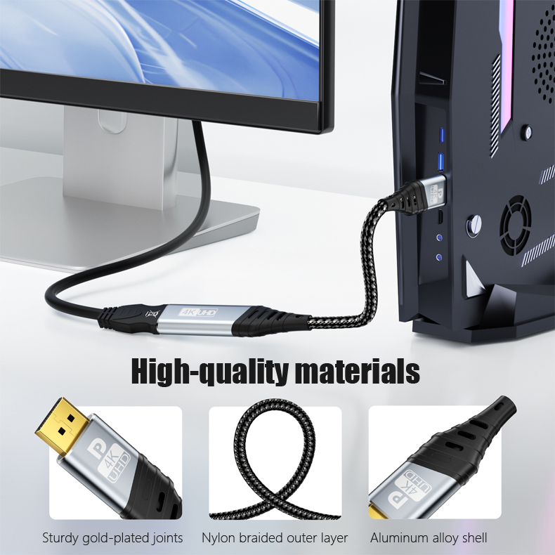 4K30Hz Display Port to HDTV Ad - Laptop Accessories Box 评论和价格
