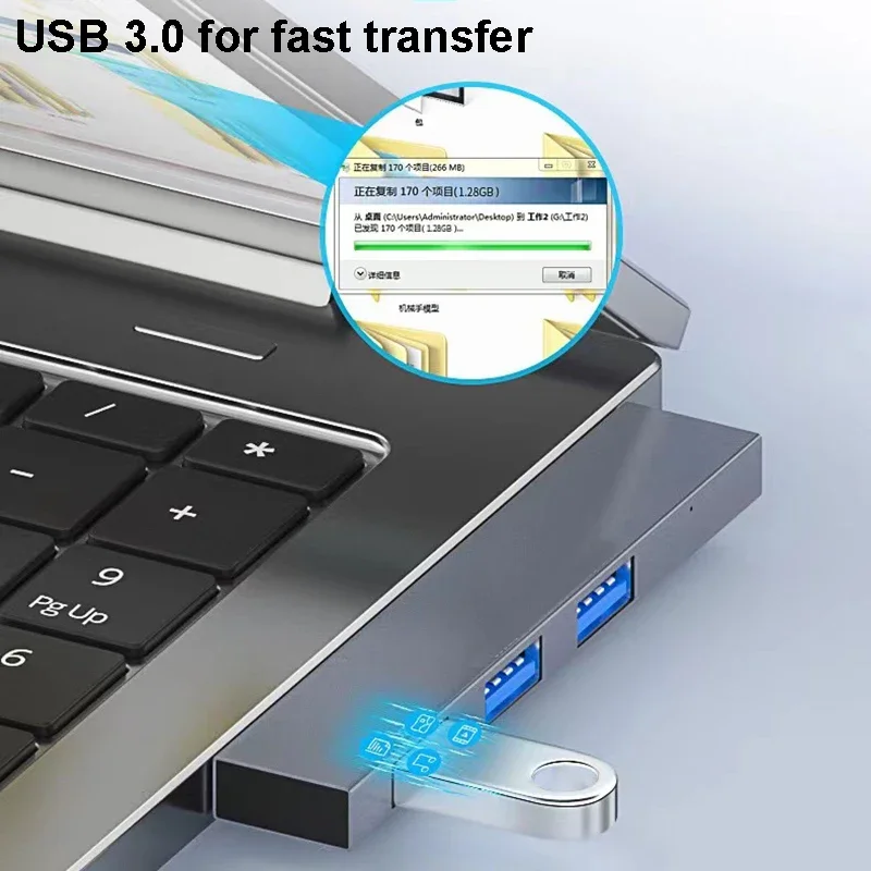 USB C HUB 3.0 Type C 3.1 4 Por - Laptop Accessories Hub 评论和价格
