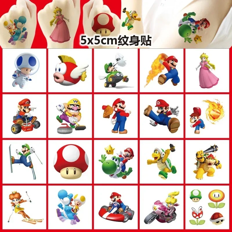 20PCS 5CM*5CM Cartoon Mario Br - Laptop Accessories Kit 评论和价格