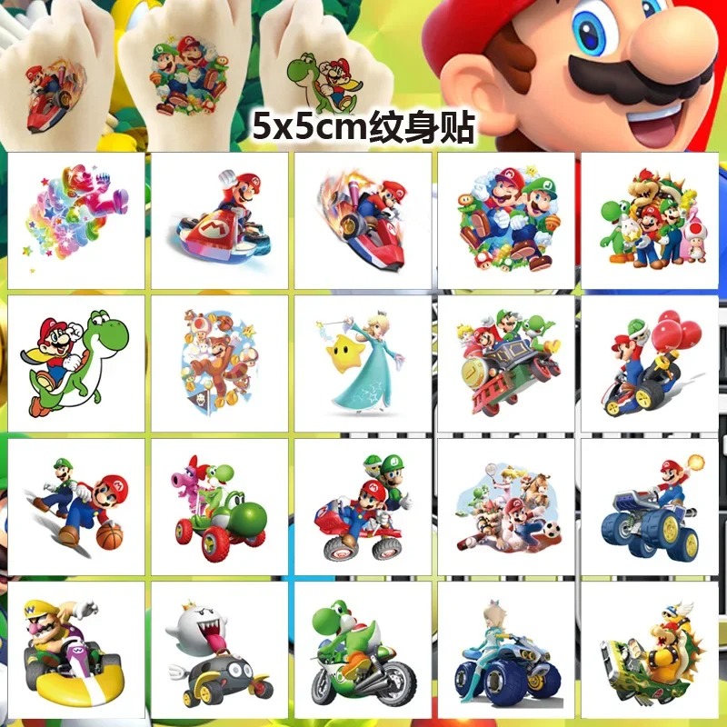 20PCS 5CM*5CM Cartoon Mario Br - Laptop Accessories Kit 评论和价格