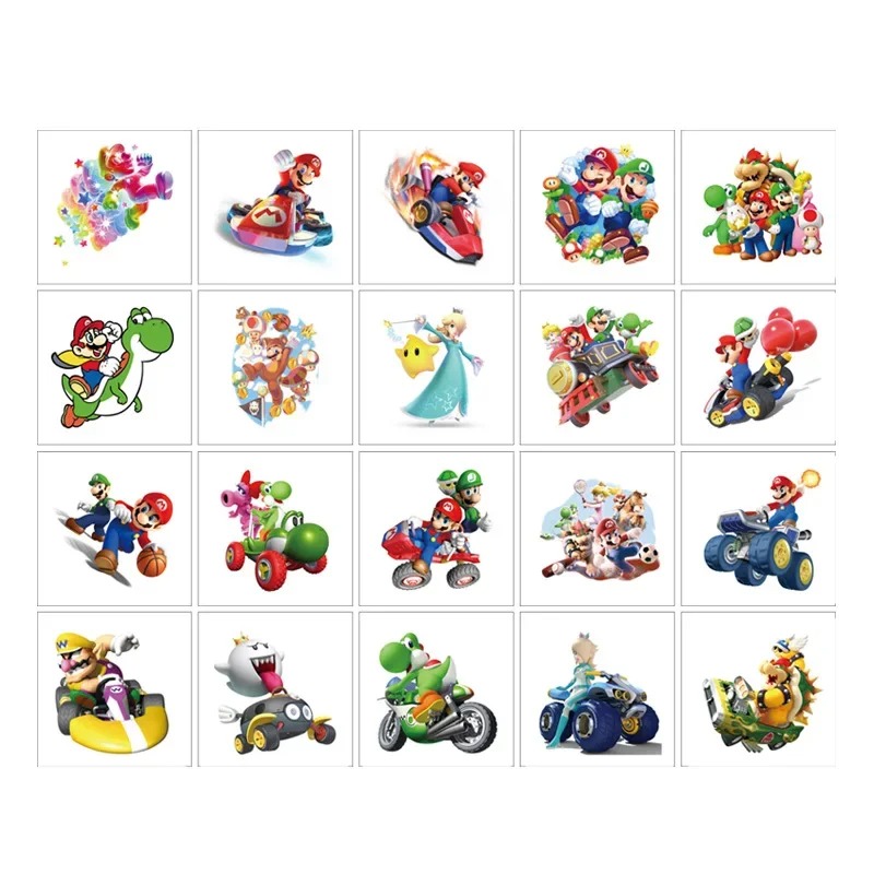 20PCS 5CM*5CM Cartoon Mario Br - Laptop Accessories Kit 评论和价格