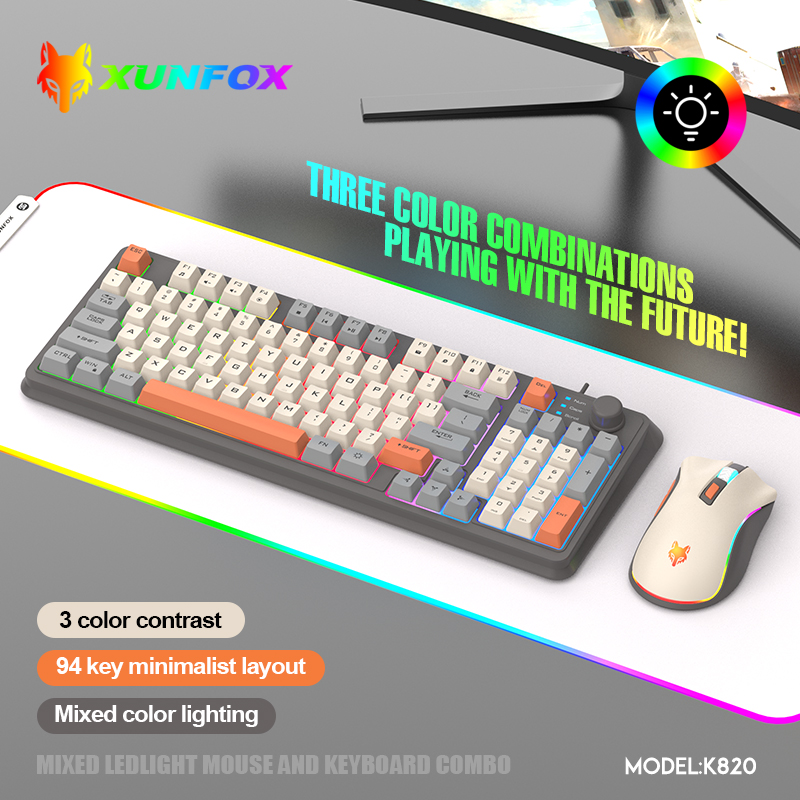 K820 USB Wired Game Keyboard M - Laptop Accessories Women 评论和价格