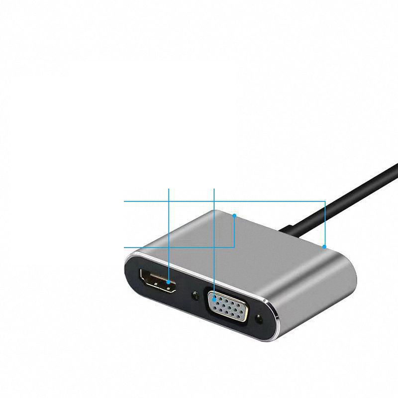 4K USB Type C to VGA 1080P USB - Usb C Docking Hub 评论和价格