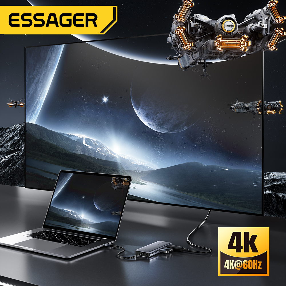 Essager USB C Hub With M.2 SSD - Usb C Docking Hub 评论和价格