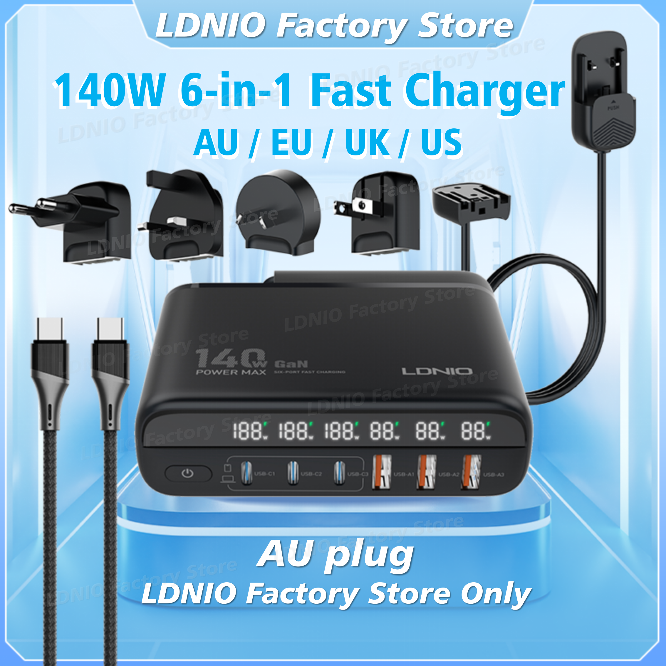 140W GaN USB C Charger PD 100W - Laptop Accessories Uk 评论和价格