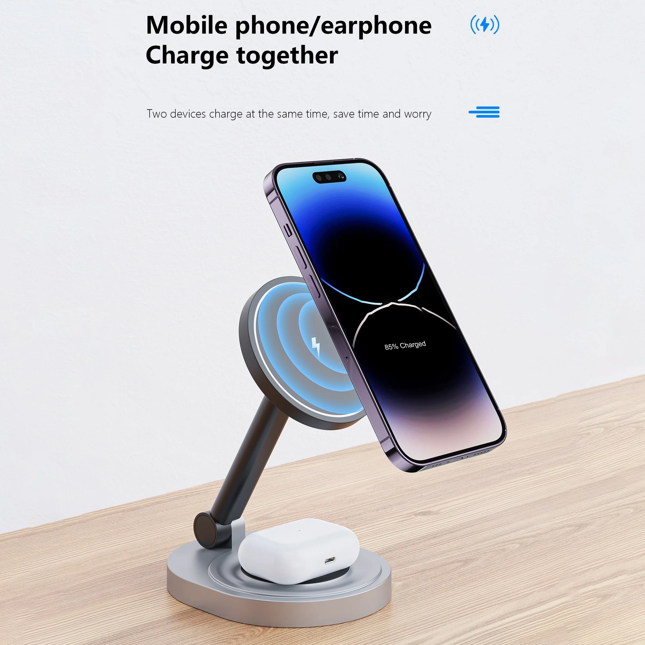 2 In 1 Magnetic Wireless Charg - Usb C Docking Hub 评论和价格