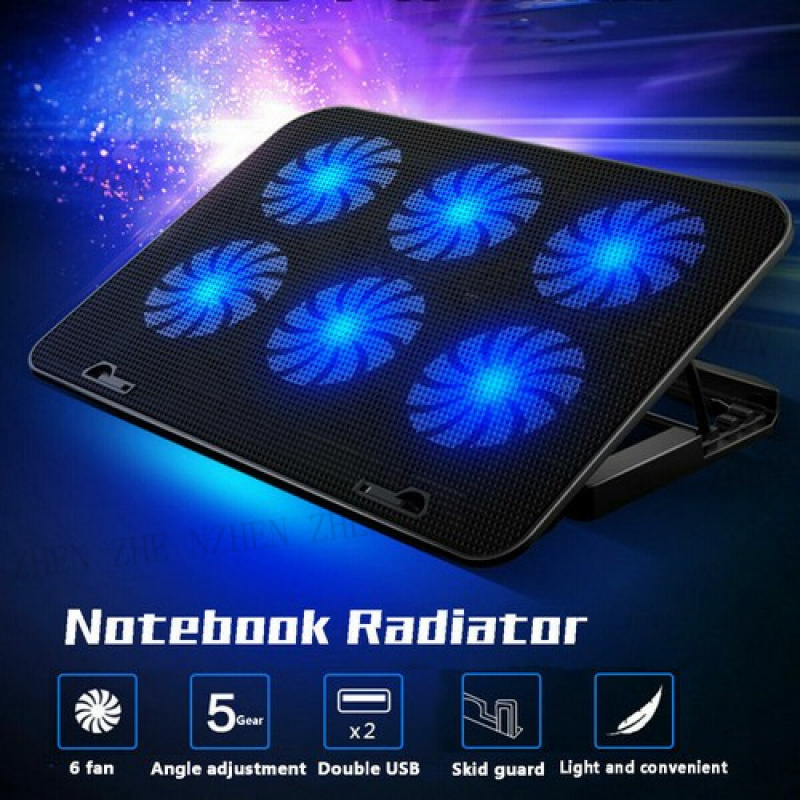Y 6 Fans USB Cooler Cooling Pa - Laptop Cooling Pad 评论和价格