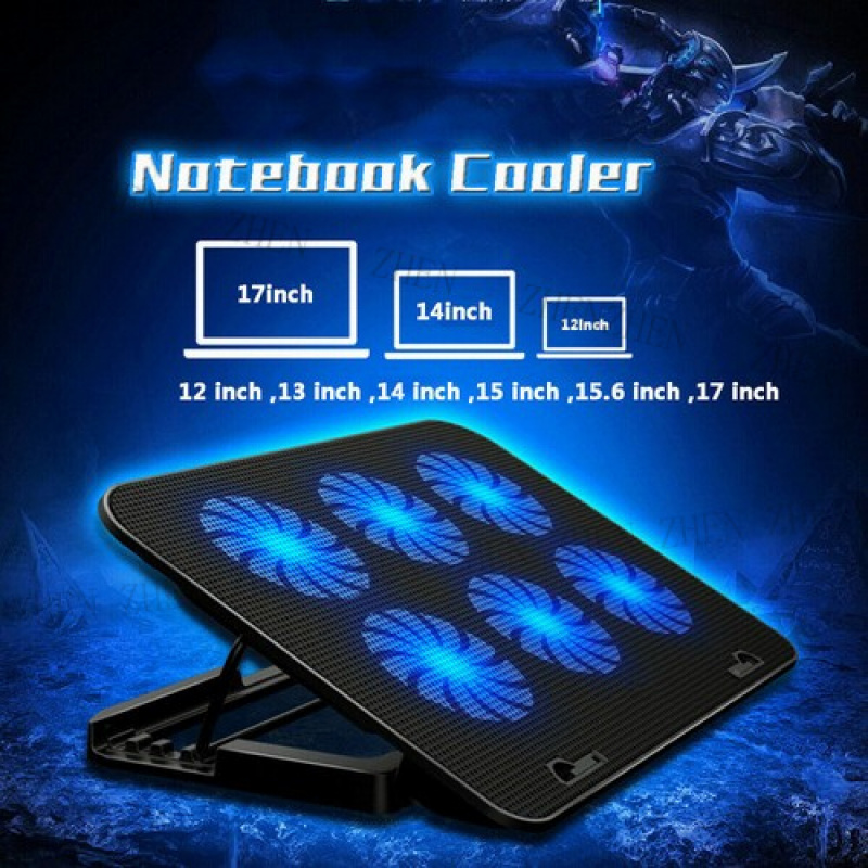 Y 6 Fans USB Cooler Cooling Pa - Laptop Cooling Pad 评论和价格