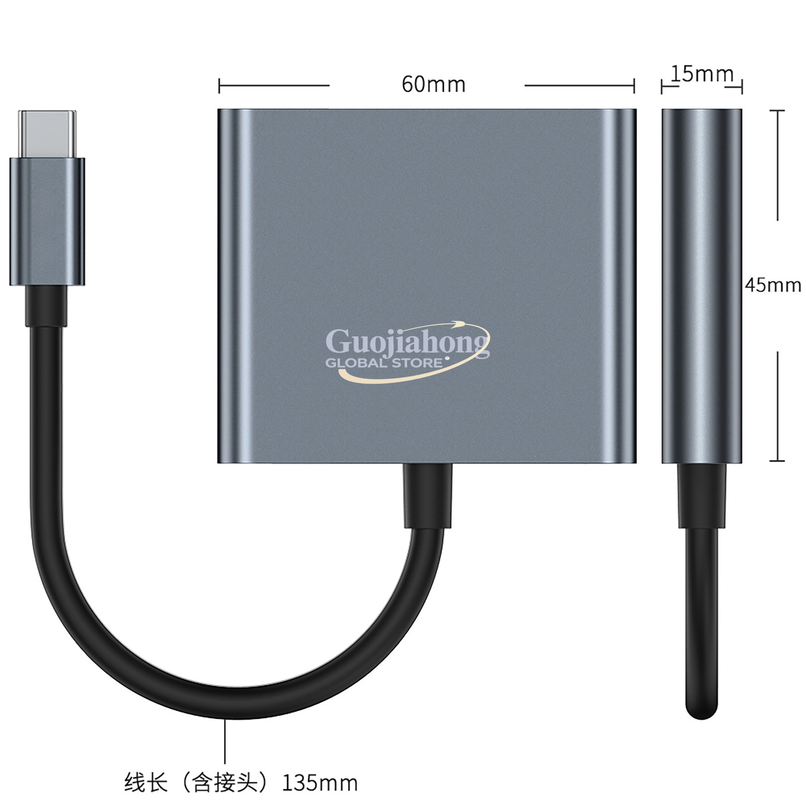 Cross-border usb-c to hd three - Usb C Docking Hub 评论和价格