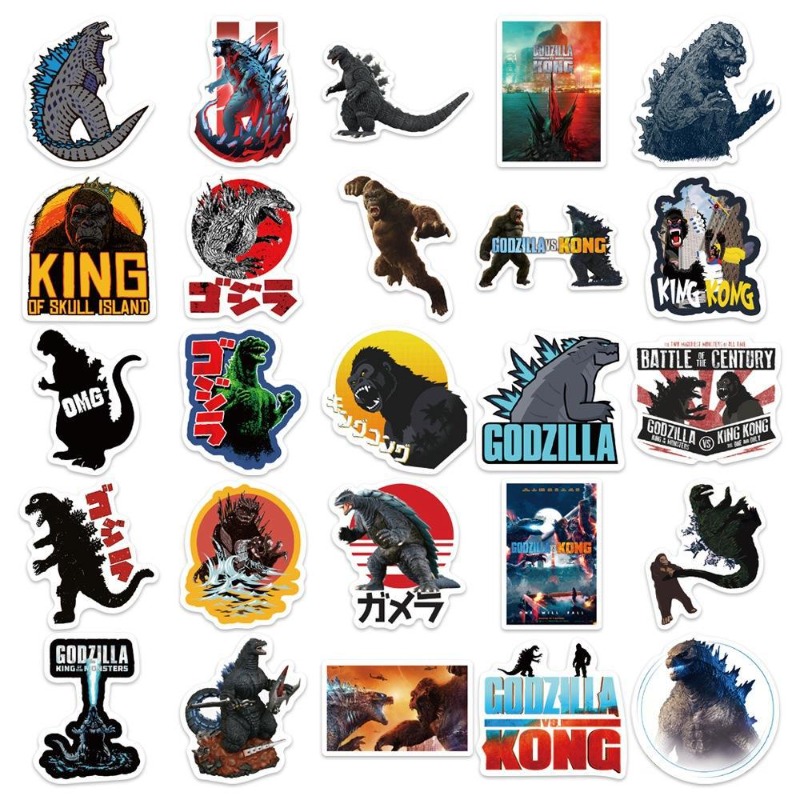 50pcs/set Movies Godzilla Vs.  - Laptop Accessories Kit 评论和价格