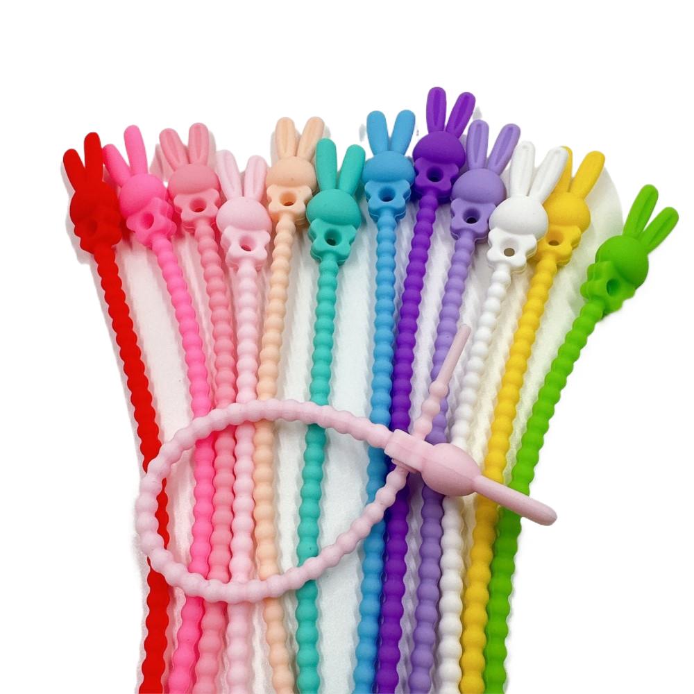 10Pcs Flower Star Silicone Cab - Cable Management Bag 评论和价格
