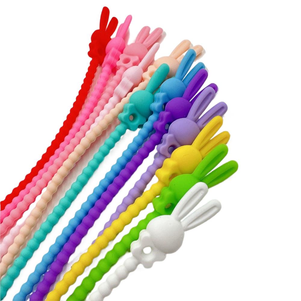 10Pcs Flower Star Silicone Cab - Cable Management Bag 评论和价格
