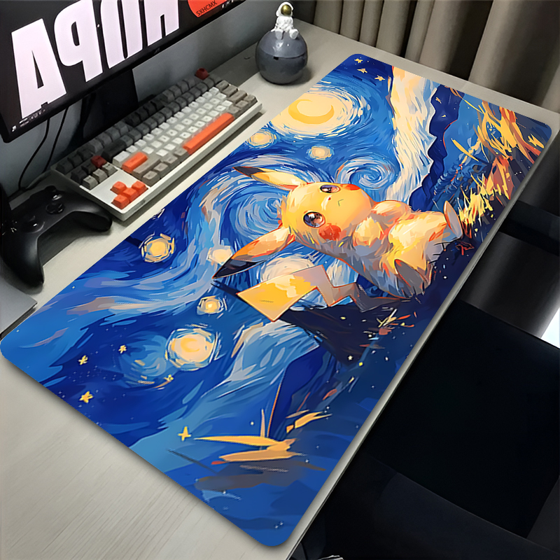Mouse Pad P-pokemon Pikachu Co - Laptop Accessories Mouse 评论和价格